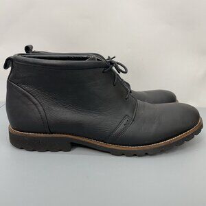 Rockport Charson Chukka Ankle Boots Leather Black Mens 12